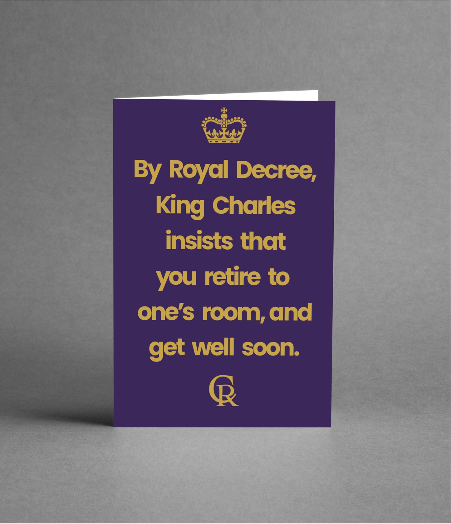 King Charles says Get Well Soon!