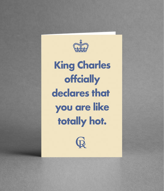 King Charles says Happy Valentine's Day