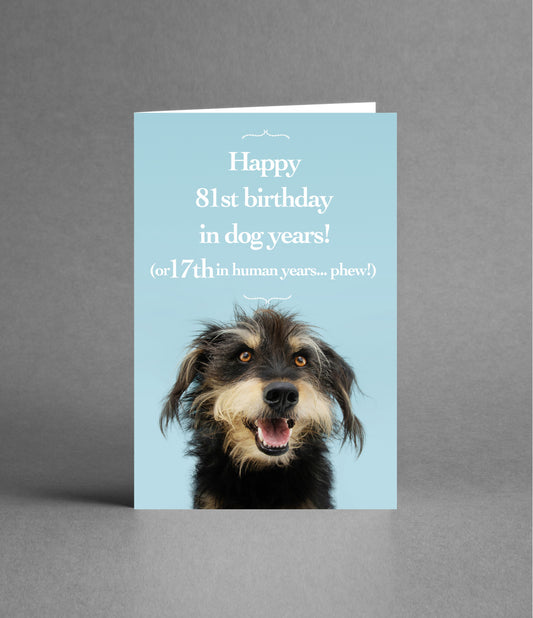 Happy 17th Birthday in Dog Years