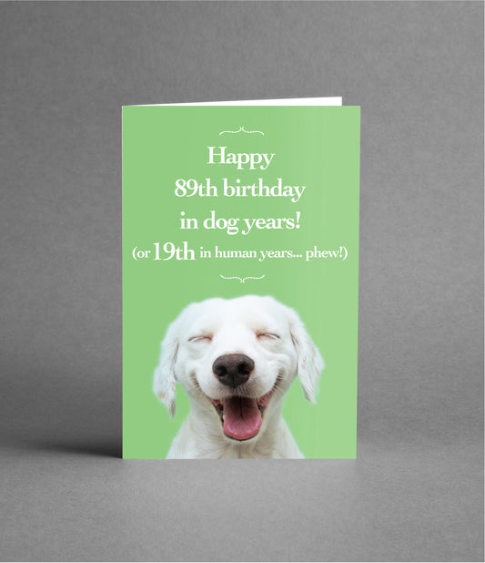 Happy 19th Birthday in Dog Years