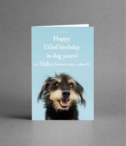 Happy 35th Birthday in Dog Years