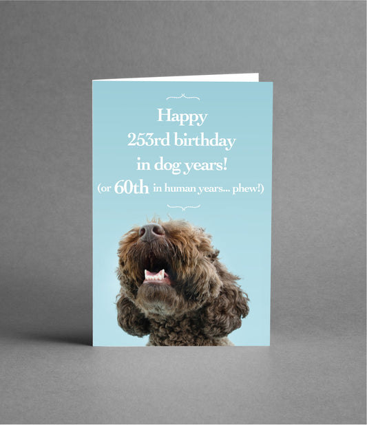 Happy 60th Birthday in Dog Years