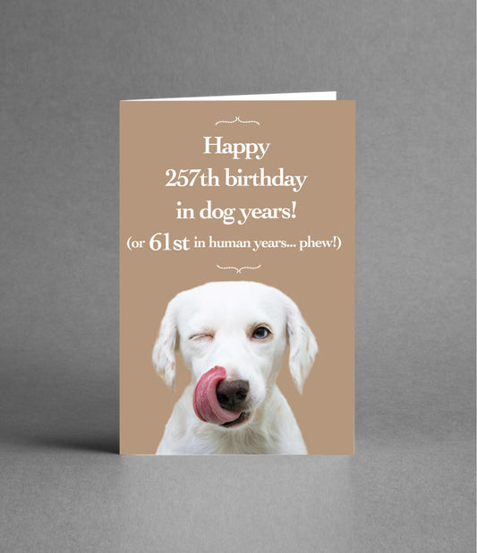 Happy 61st Birthday in Dog Years