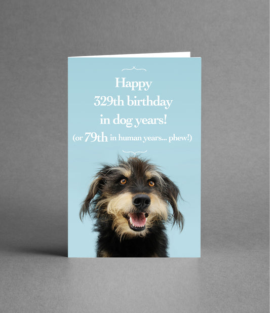 Happy 79th Birthday in Dog Years