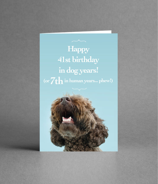 Happy 7th Birthday in Dog Years