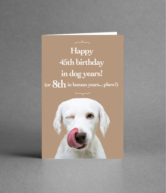 Happy 8th Birthday in Dog Years