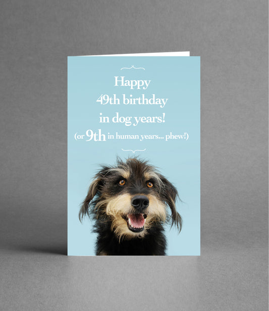 Happy 9th Birthday in Dog Years