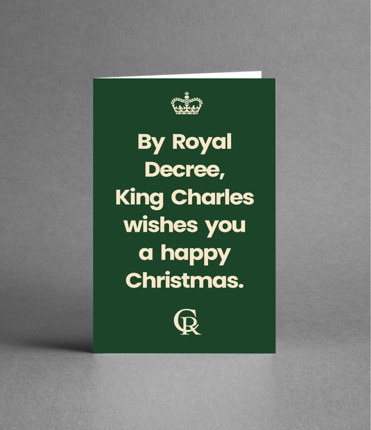 King Charles wishes you a happy Christmas
